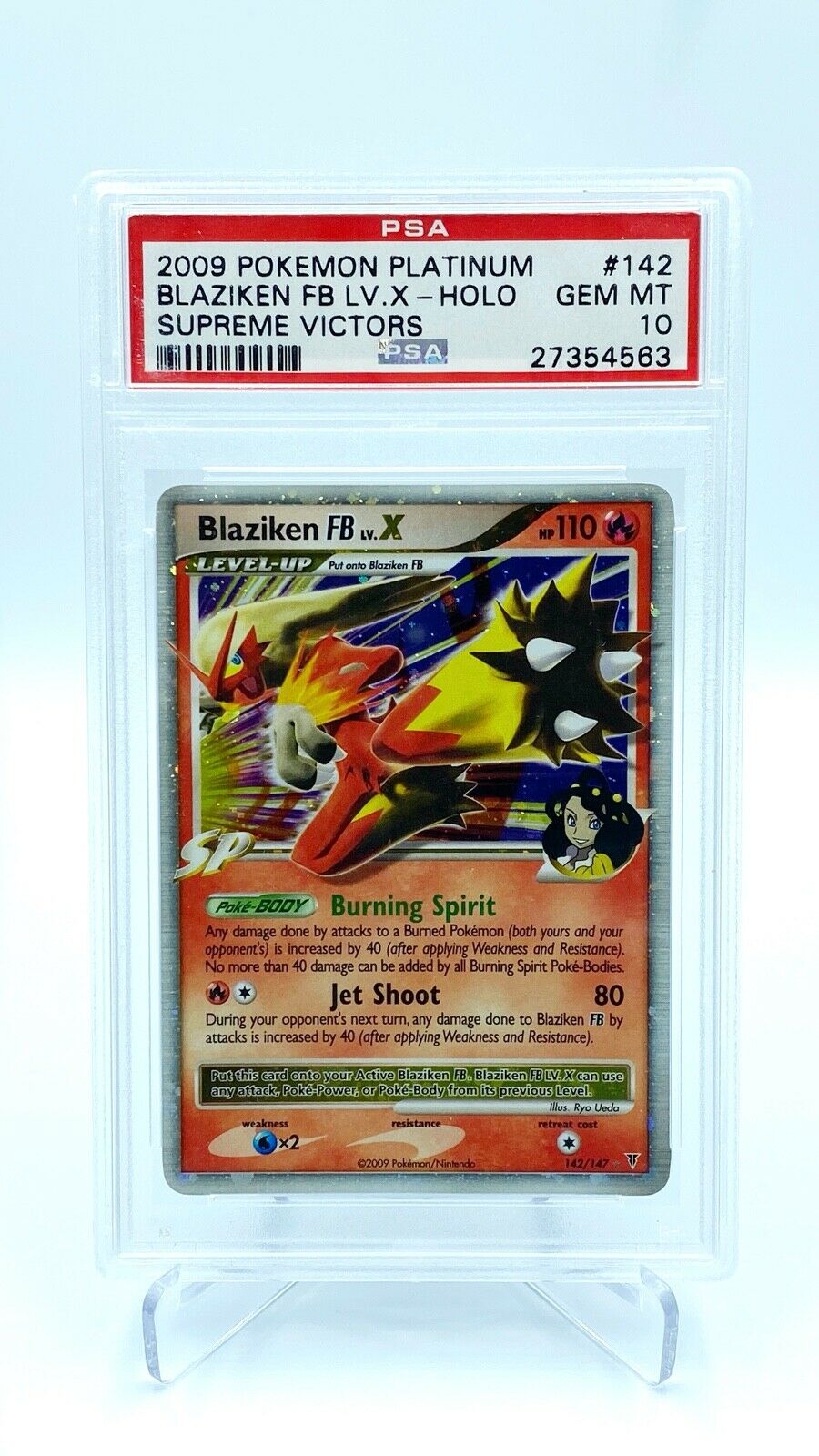 Blaziken LVX Holo PSA Gem Mint 10   Pokemon Card  Supreme Victors 