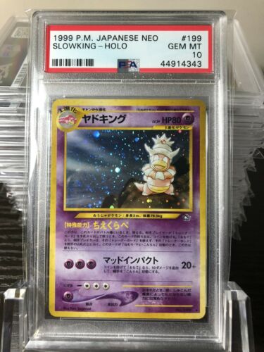 Pokemon Slowking  Japanese Neo  Holo  PSA 10 GEM MINT 199