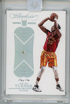 Myles Turner 201516 Flawless Rookie RC Platinum Diamond 1of1 11 SSP 