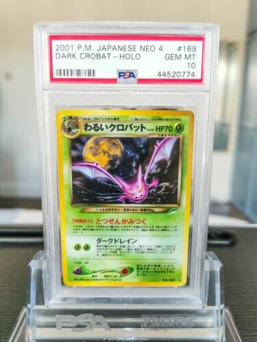 PSA 10 Dark Crobat Neo 4 Destiny Holo Japanese Pokemon Card 169  Gem Mint