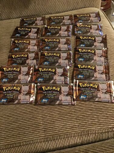 Pokemon The First Movie 18 Packs With 1 FOIL CARD IN EVERY PACK
