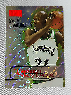 199798 SkyBox Premium TEAM Star Rubies Kevin Garnett 650 RUBY LEGEND KG