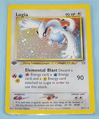  Pokemon Trading Card First Edition Hologram  Lugia