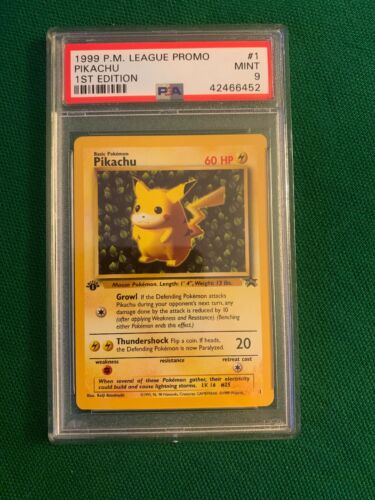 Pokmon IVY PIKACHU PROMO ERROR 1st Edition Jungle Pokemon Card PSA 9 RARE 