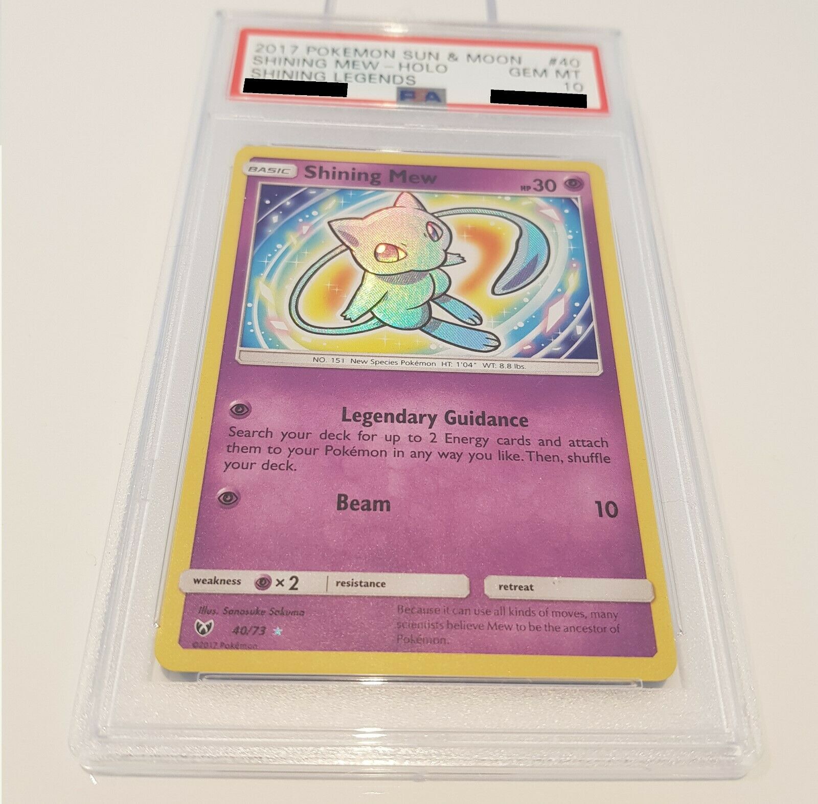 Pokemon Karte Shining Mew PSA 10 Gem Mint 4073 Schimmernde Legenden