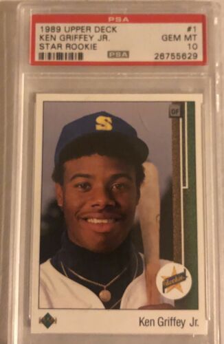 1989 Star Griffey Jr Ken Griffey Seattle Mariners 1 Baseball Card PSA 10