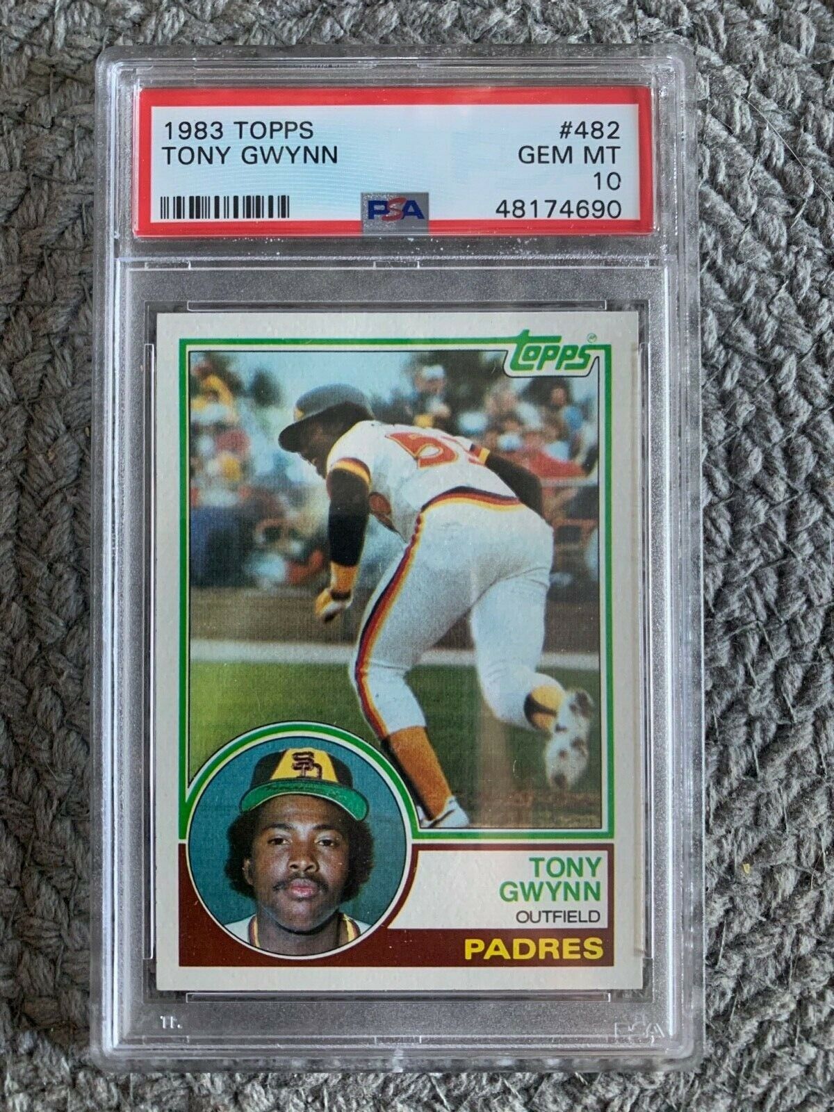 1983 Topps Tony Gwynn 482 Baseball Card PSA 10