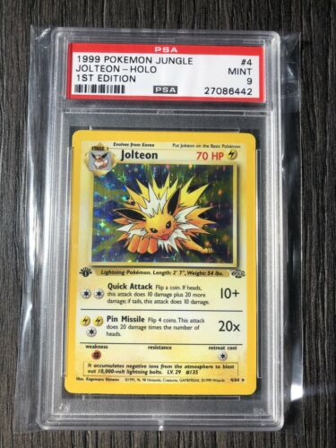 1999 Pokemon Jungle 1st Edition PSA 9 MINT Jolteon Holo 464