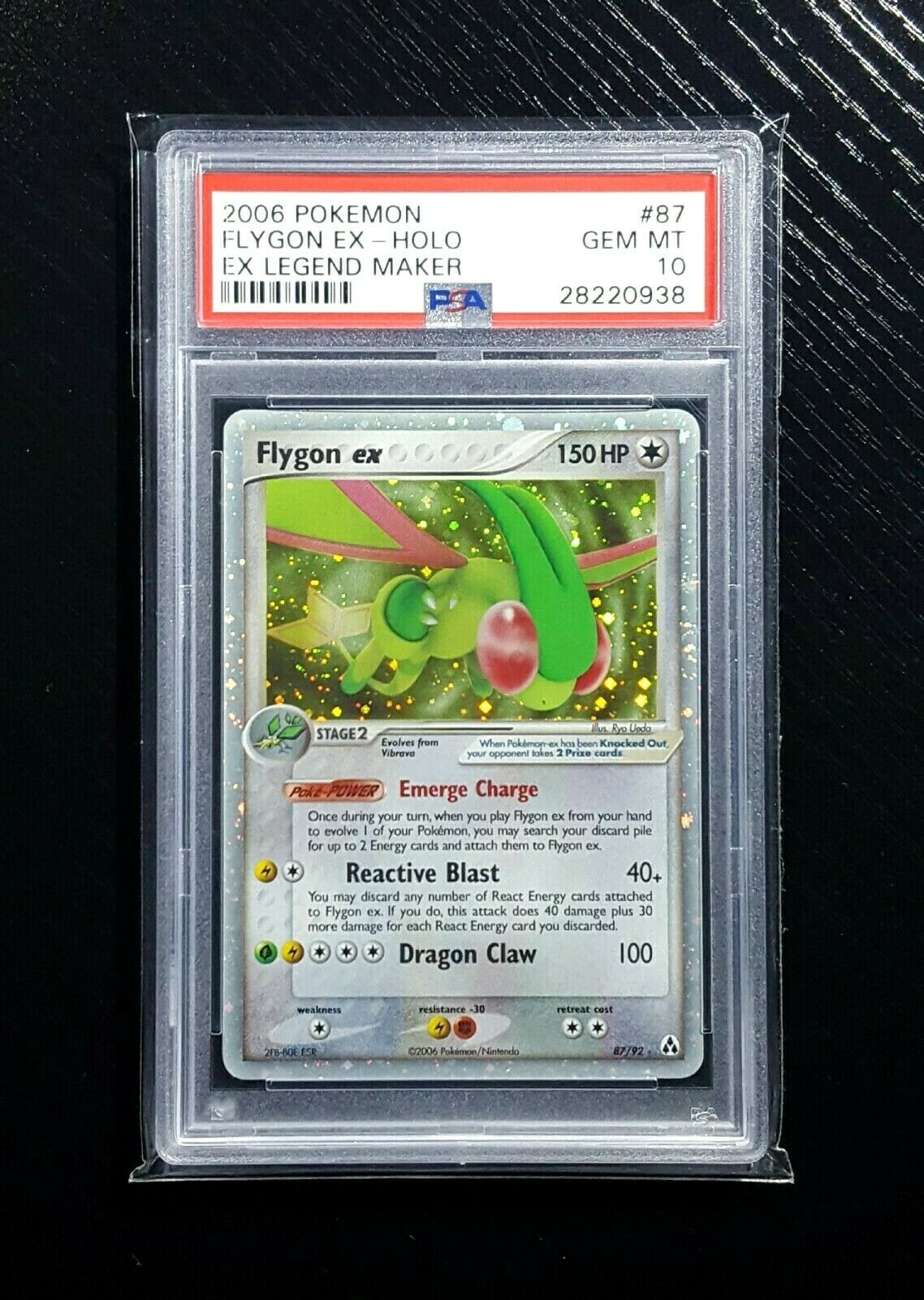 Flygon EX 8792 Holo Rare  Pokemon EX Legend Maker  PSA 10 Pop 22