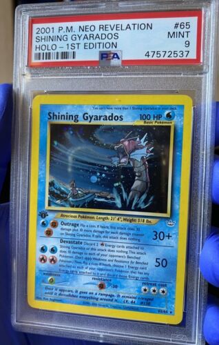 Shining Gyarados 6564 Neo Revelation 1st Edition  PSA 9 MINT Pokemon Card Holo 