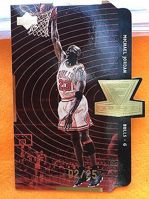 199899 Upper Deck Forces Gold Die Cut Quantum Michael Jordan 0225 SP Rare