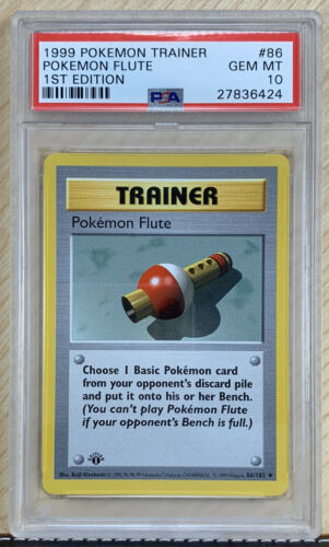 PSA 10 First 1st Edition Pokemon Flute