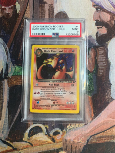 Pokemon Dark Charizard Holo PSA 9 Team Rocket