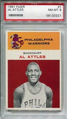 1961 FLEER AL ATTLES 1 PSA 8 NMMT Absolute Beauty 