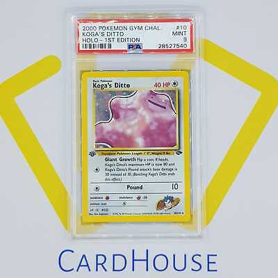 PSA 9 MINT Kogas Ditto Gym Challenge 1st Edition Holo Pokemon 2000 XZX