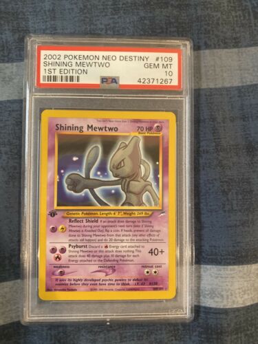 Pokemon PSA 10 1st Edition Neo Destiny Shining Mewtwo