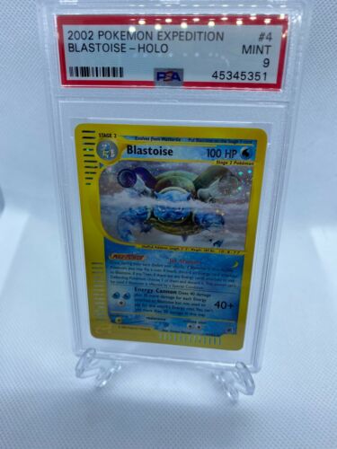 2002 Pokemon Expedition Blastoise Holo Psa 9