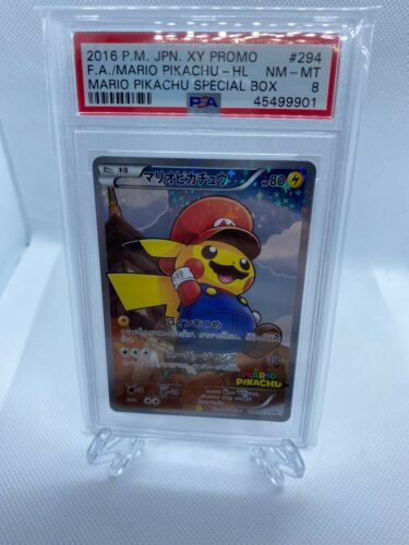 2016 Pokemon Mario Xy Promo Special Box Holo PSA 8