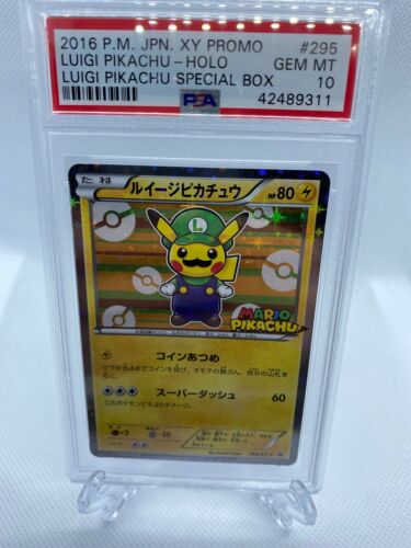 2016 Pokemon Mario Luigi Xy Promo Special Box Holo PSA 10