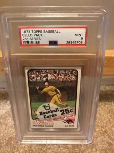 1973 Topps Baseball Cello Pack PSA 92nd SeriesNolan Ryan POP 7