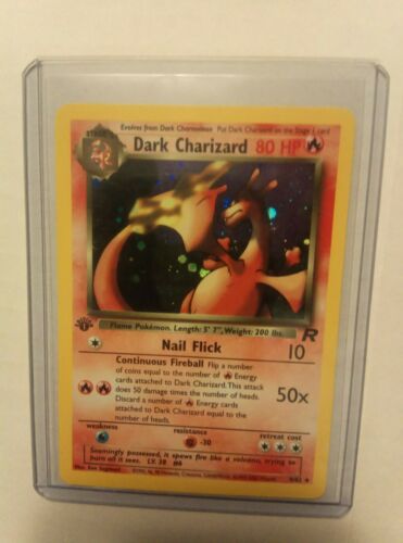 Dark Charizard 1st Edition Team Rocket Pokemon Card