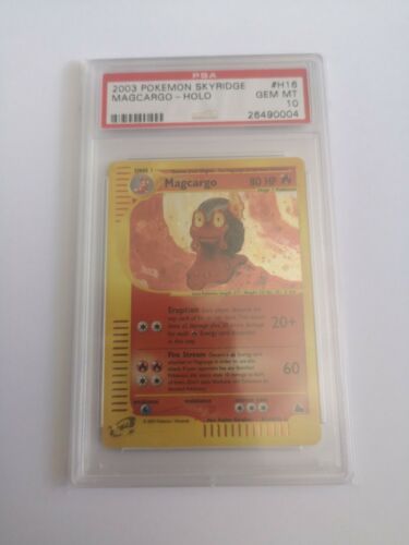 Pokemon Magcargo Holo H16 PSA 10 Skyridge