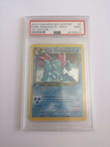 Pokemon Dark Feraligatr 1st Edition Holo PSA 9 Neo Destiny 