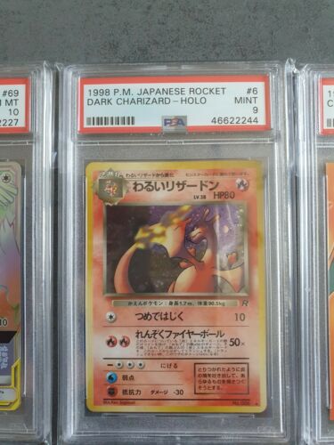 Pokemon karten Dark charizard japnisch psa 9 