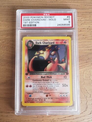 Dark Charizard 1st Edition Team Rocket PSA 9 Holo 482 Pokemon