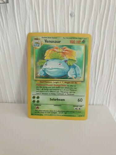 Venusaur Pokemon Card Holo Near Mint Rare PSA 1999 WOTC Charizard Blastoise