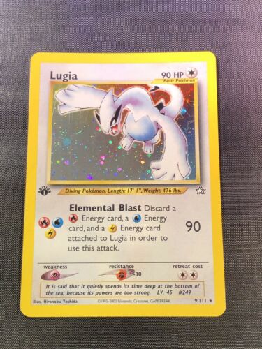 Neo Genisis Lugia First Edition Pokemon Card Holo 9111