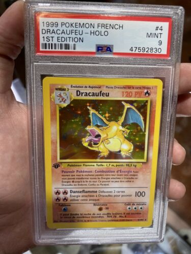 Dracaufeu 1st Edition Holo Charizard French MINT 9 PSA 4102 Pokemon