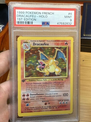 Dracaufeu 1st Edition Holo Charizard French MINT 9 PSA 4102 Pokemon