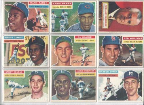 1956 Topps Baseball Near Complete Set w All Stars Missing 1 Common Lot 306