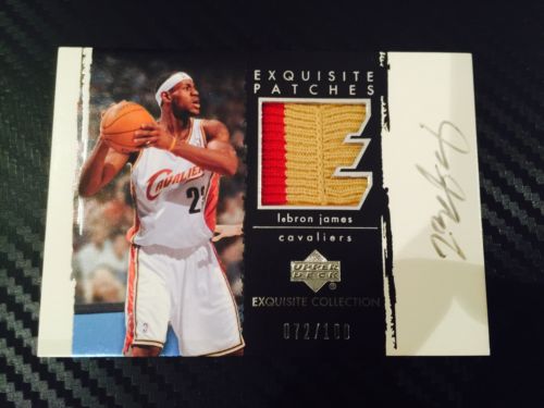 Lebron James 0304 Rookie Exquisite Auto Patch 100