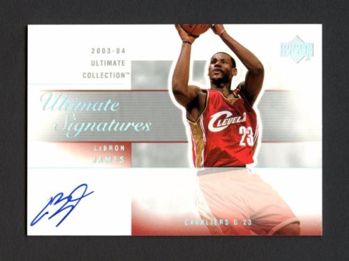 2003 Ultimate Collection LeBron James Cavs ROOKIE RC SIGNATURES AUTO AUTOGRAPH