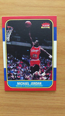 1986  1987 Fleer Michael Jordan Chicago Bulls 57 SWEET CARD