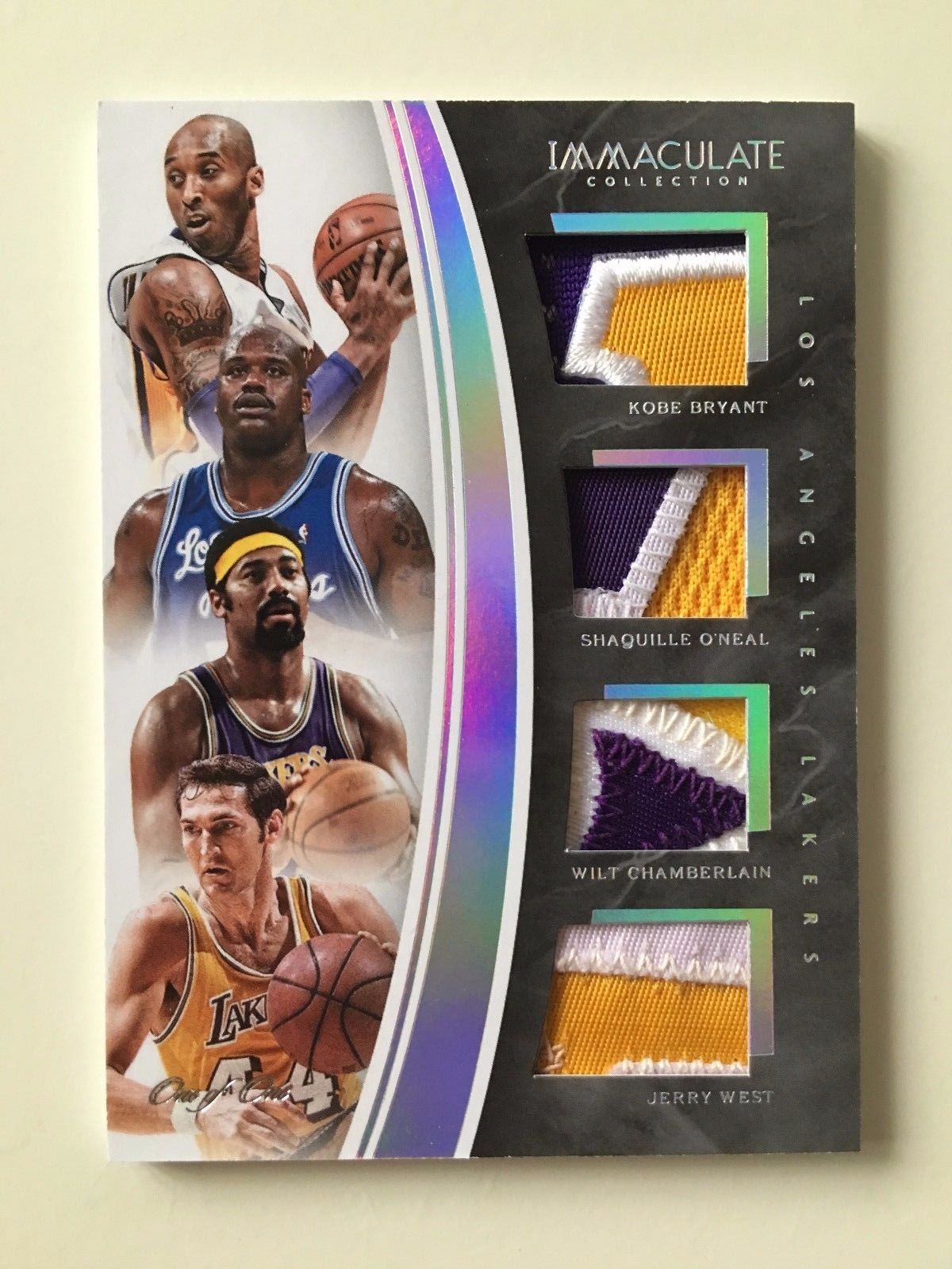 201516 Immaculate Quad Materials Platinum KOBEONEALCHAMBERLAINWEST 11