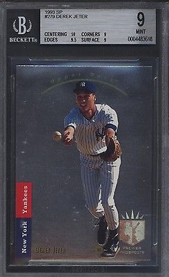 1993 SP 279 Derek Jeter Rookie BGS 9 w 95  10 5 Away From Gem Mint