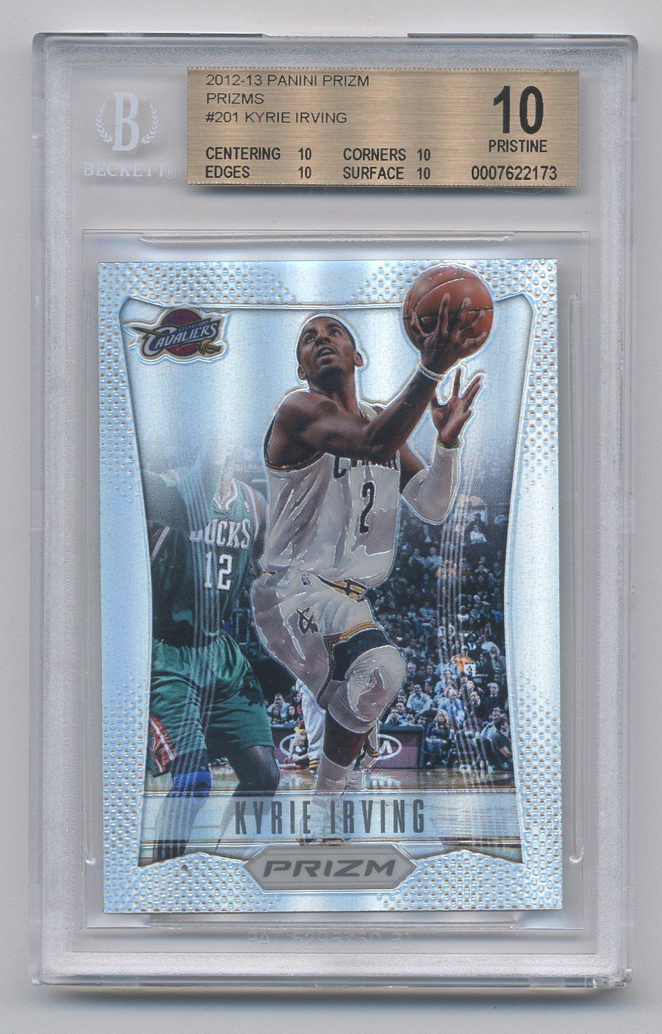 Kyrie Irving 201213 Prizm RC Reflector card BGS 10 Pristine 