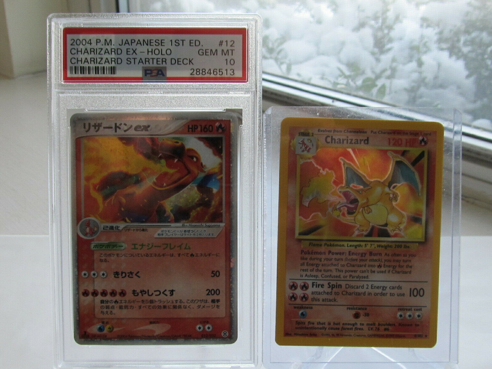 CHARIZARD PSA 10 HOLO 1ST EDITION POKEMON CARD 012052 STARTER DECK 4102 BASE