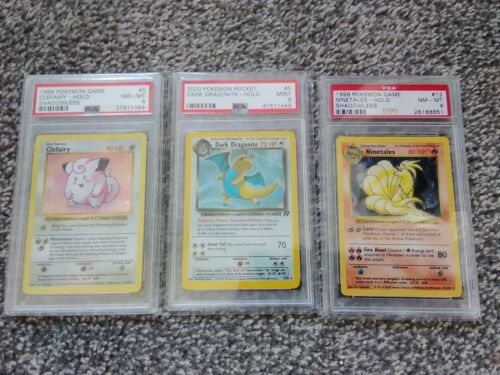 Pokemon Psa 98 bundle shadowlessteam rocket