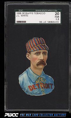 1888 Scrapps DieCuts Deacon White SGC 1520 FR PWCC