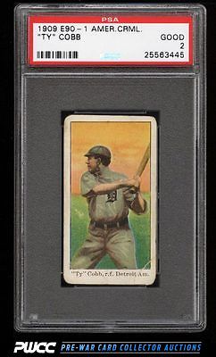 1909 E901 American Caramel Ty Cobb PSA 2 GD PWCC