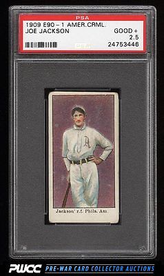 1909 E901 American Caramel Shoeless Joe Jackson ROOKIE RC PSA 25 GD PWCC