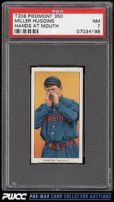 190911 T206 Miller Huggins HANDS AT MOUTH PSA 7 NRMT PWCC