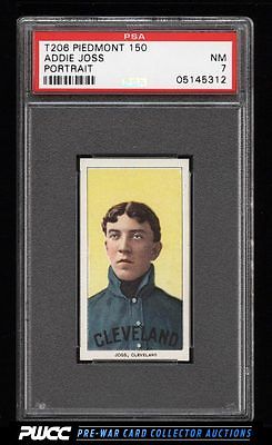 190911 T206 Addie Joss PORTRAIT PSA 7 NRMT PWCC