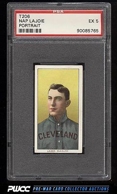 190911 T206 Nap Lajoie PORTRAIT PSA 5 EX PWCC