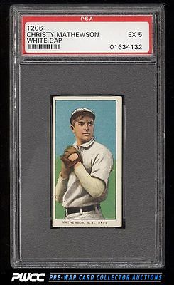 190911 T206 Christy Mathewson WHITE CAP PSA 5 EX PWCC