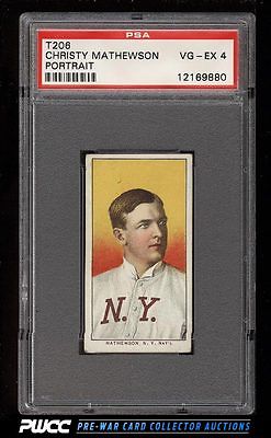 190911 T206 Christy Mathewson PORTRAIT PSA 4 VGEX PWCC